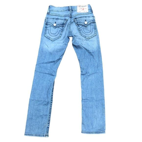 True Religion Jeans Size 27 RICKY RELAXED STRAIGHT Blue - Picture 2 of 7